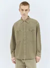 LEMAIRE DENIM SHIRT WITH SNAPS