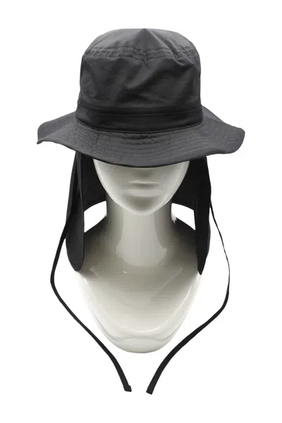 Lemaire Desert Bucket Hat In Black