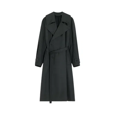 Pre-owned Lemaire Detachable Lining Trench Coat 'coal' | Black | Women's Size 36