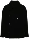 Lemaire Dispatch Peacoat In Black
