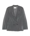 Lemaire Double-breasted Casual Jacket In Black