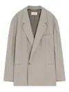 Lemaire Double-breasted Tailored Blazer In Neutral