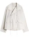 Lemaire Jacke Mit Doppelter Klappe In Nude