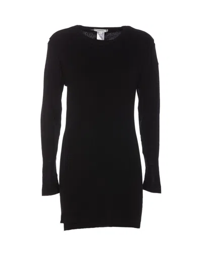LEMAIRE DOUBLE LAYERED KNITTED MINI DRESS