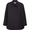 Lemaire Double Pocket Button-up Shirt In Gray