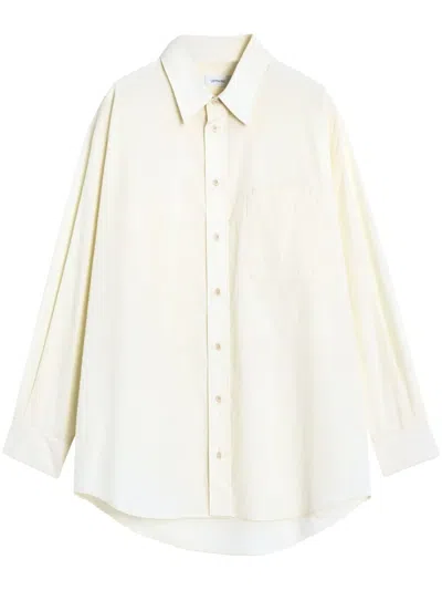 Lemaire Double Pocket Shirt In White