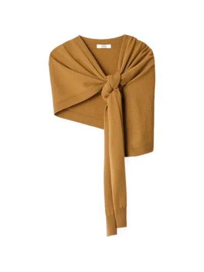 Lemaire Draped Scarf In Cashmere In Neutrals