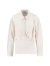 Lemaire Shirts In White