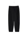 Lemaire Drawstring Pleated Pants In Black