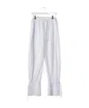 Lemaire Drawstring Casual Trousers In White