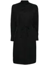 Lemaire Hemdkleid Mit Kordelzug In Schwarz
