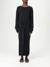 Lemaire Belted Sweater Dress In Black