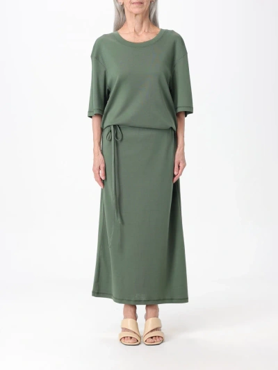 Lemaire Dress  Woman Color Bottle Green In Bottle Green