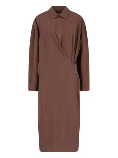 Lemaire Dresses In Brown