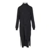 Lemaire Trompe Loeil Dress In Black