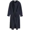 Lemaire Soft-collar Maxi Dress In Grey