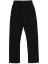 Lemaire Wide-leg High-rise Jeans In Black