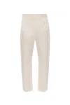Lemaire Drop-crotch Jeans In White
