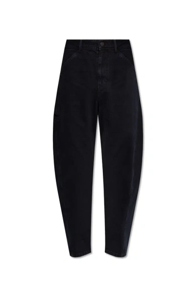 Lemaire Dropped Crotch Jeans In Black