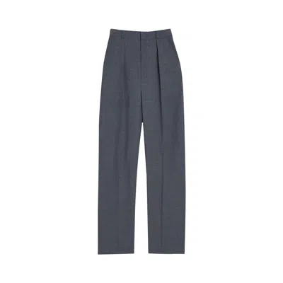 Pre-owned Lemaire Dropped Crotch Soft Pants 'grey Melange' | Women's Size 34