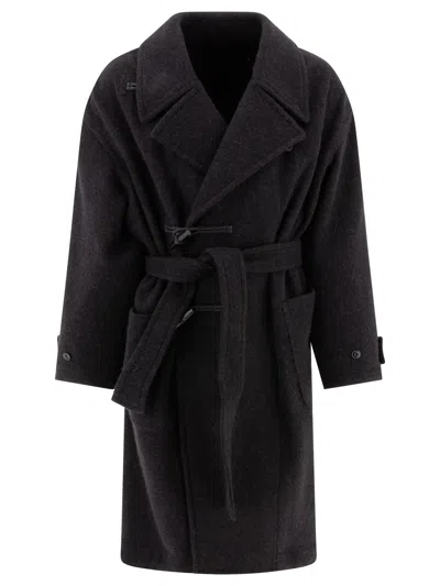 Lemaire Duffle Coats Black