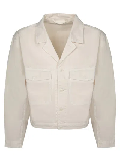 LEMAIRE LEMAIRE ECRU BLAZER WITH CLASSIC COLLAR