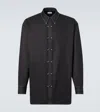 Lemaire Embellished Cotton Satin Shirt