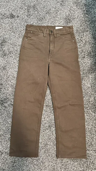 Pre-owned Lemaire Espresso Denim In Brown