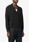 Lemaire Essential Twisted Cardigan In Black