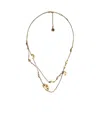 Lemaire Estampe Chain-link Necklace In Yellow