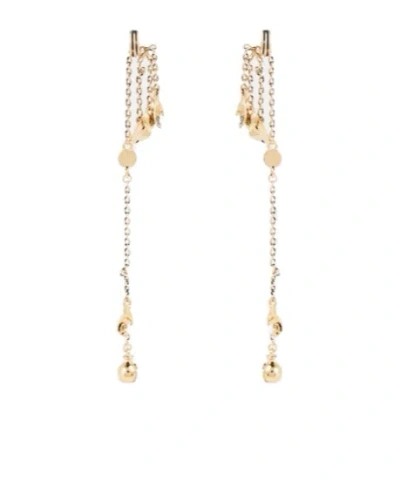 Lemaire Estampe Drop Earrings In Yellow