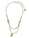 Lemaire Estampe Necklac In Old Gold