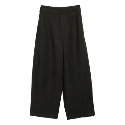 Lemaire Fabric Pants In Black
