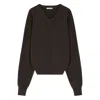 Lemaire Fabric Sweaters In Brown