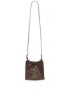 Lemaire Filt Net Messenger Bag In Brown