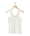 Lemaire Seamless Sleeveless Top In White