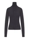 Lemaire Fine Wool Buttoned Cardigan In Gray