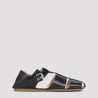 Lemaire Fisherman Slip-on Sandals For Men In Black