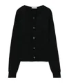 Lemaire Fein Gestrickter Cardigan In Black