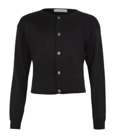 Lemaire Fitted Cardigan In Black