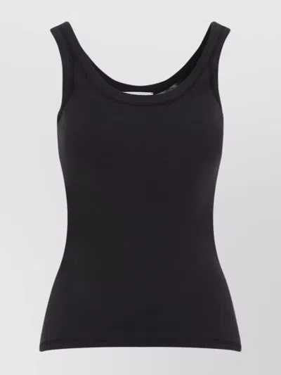 LEMAIRE FITTED RIBBED SCOOP NECK TANK