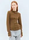 Lemaire Cardigan In Brown