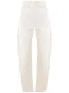Lemaire Five Pocket Pants In Creamy White