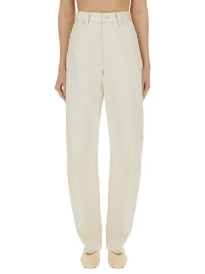 Lemaire Five Pocket Pants Twisted In Beige