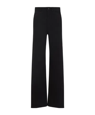 LEMAIRE LEMAIRE LOGO PATCH WIDE-LEG JEANS
