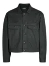 Lemaire Flap-pocket Jacket In Green