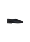 Lemaire Flat Piped Slippers In Black