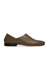 Lemaire Folding Heel Flats In Brown