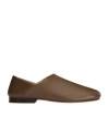 Lemaire Folding Heel Flats In Green