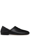 Lemaire Convertible Leather Slip-on Shoes In Black